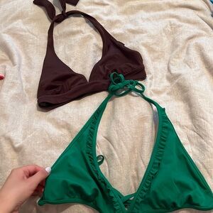 2 JCREW halter tops✨✨